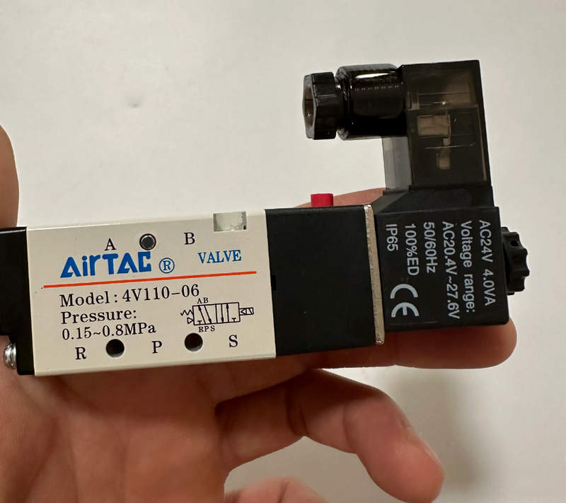 клапан airtac 4v110-06 с катушкой клапан airtac 4v110-06 с катушкой