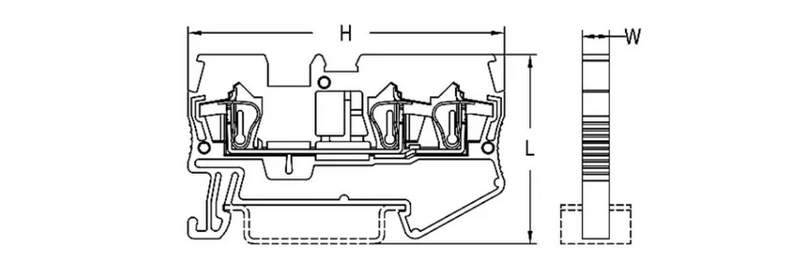 колодка клеммная ekf plc-jxb-st-2.5 колодка клеммная ekf plc-jxb-st-2.5