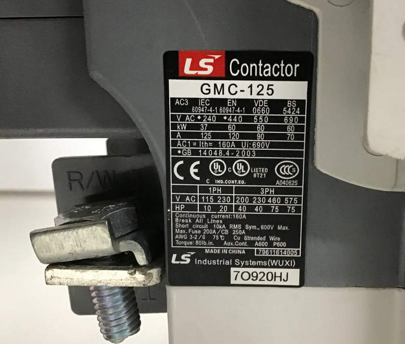 контактор ls industrial systems gmc-125 контактор ls industrial systems gmc-125