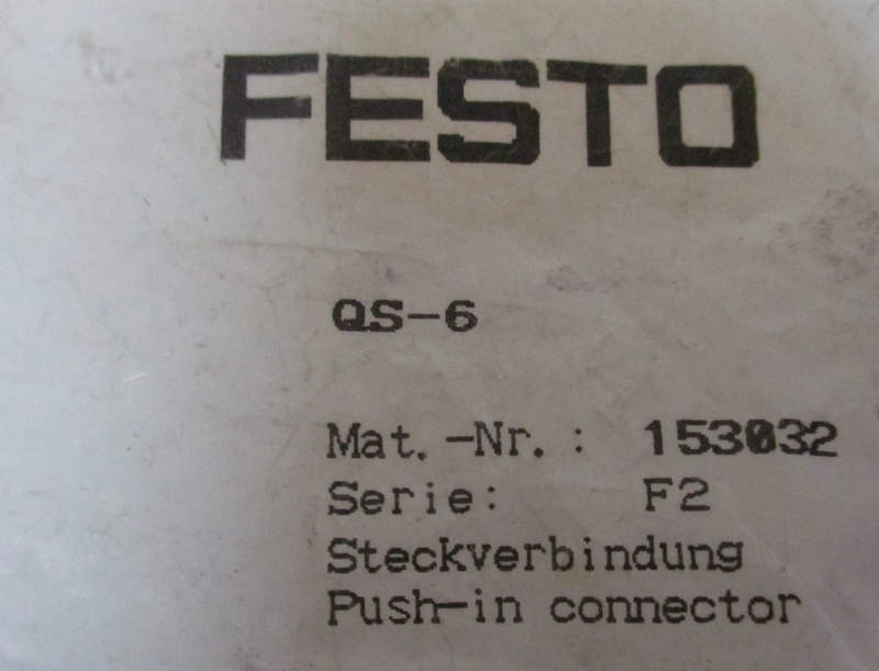 штуцер festo qs-6 штуцер festo qs-6