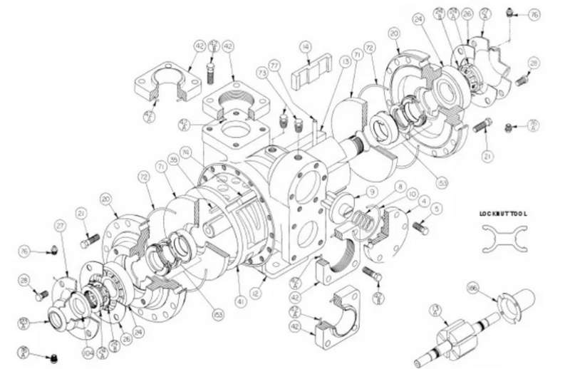 ремкомплект blackmer 899081 rebuild kit lgld3f