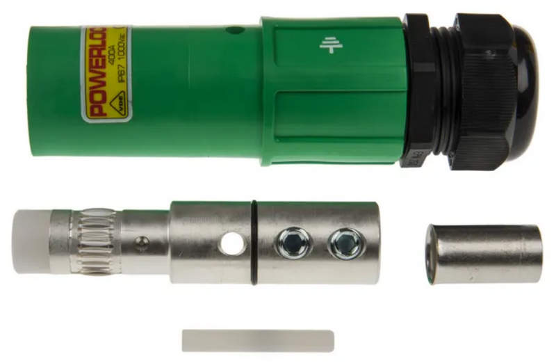 розетка itt corporation nls-e-gn-s120-m40a зел