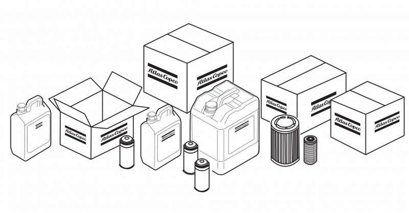 сервисный набор atlas copco 2912439106a 500м.ч