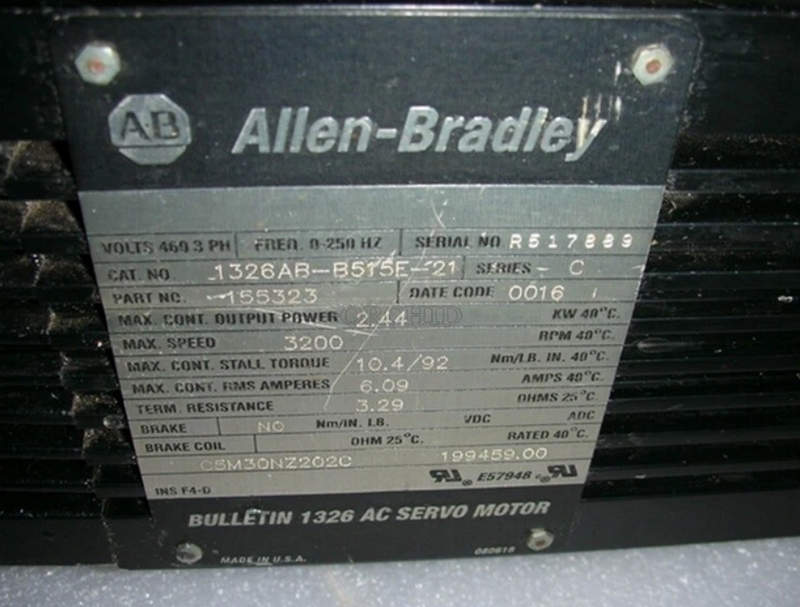 серводвигатель allen-bradley 1326ab-b515e-21