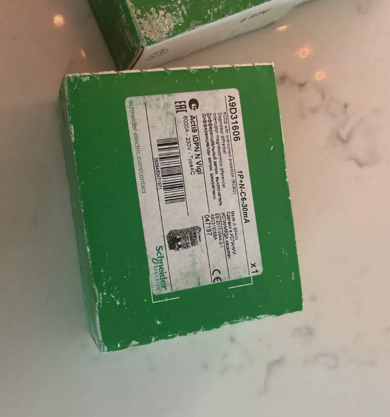 schneider electric a9d31606 дифавтомат