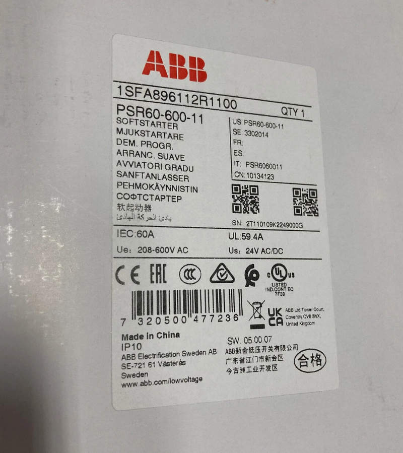 устройство плавного пуска abb psr60-600-11 устройство плавного пуска abb psr60-600-11
