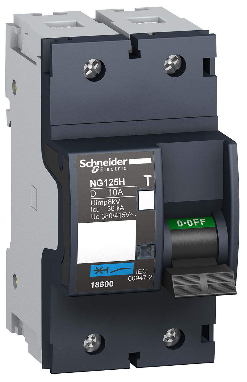 schneider electric ng125h 50 a, 2p, кривая c, 36 ка, 18720