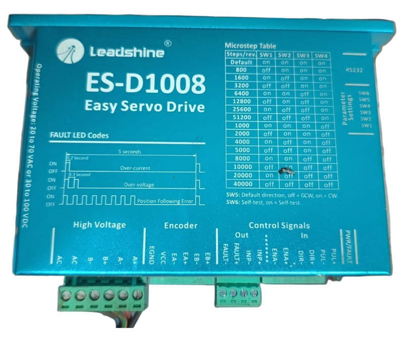 серводрайвер leadshine es-d1008