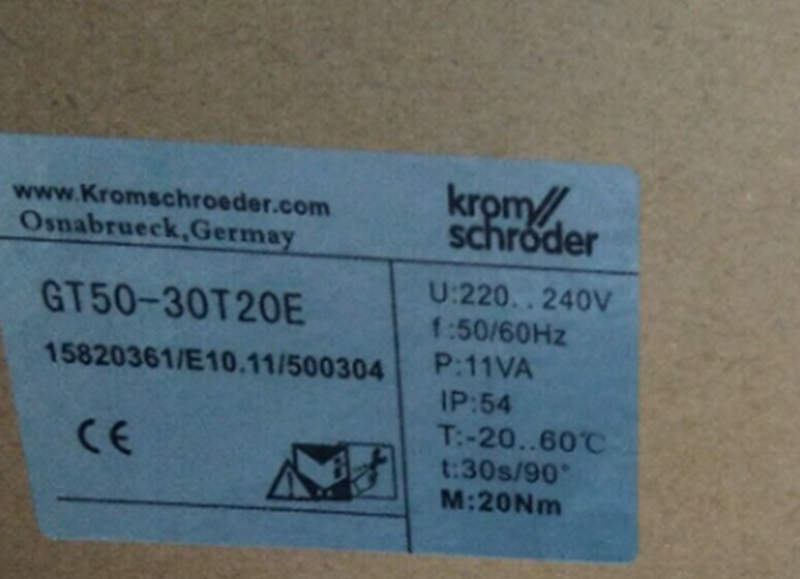 сервопривод kromschroder gt 50-30t20e сервопривод kromschroder gt 50-30t20e