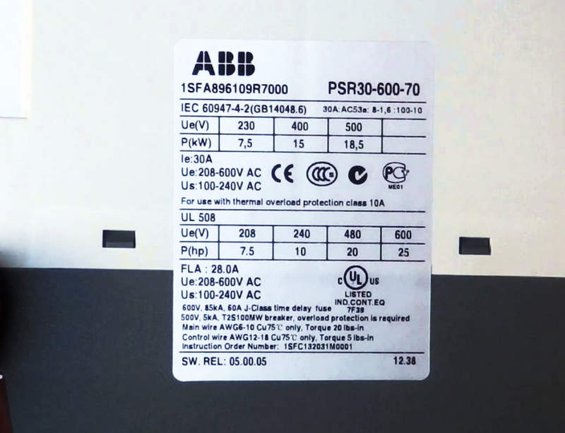 abb psr30-600-70 abb psr30-600-70
