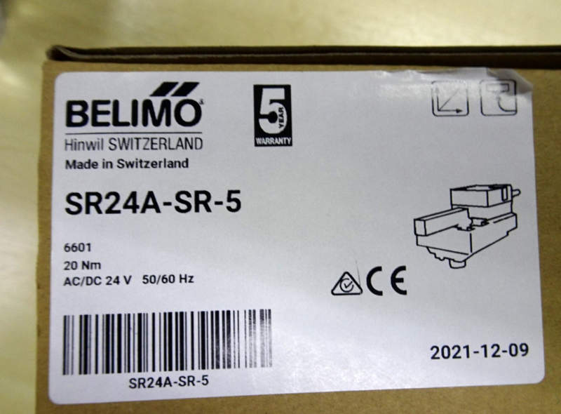 электропривод belimo sr24a-sr гарантия 12 мес