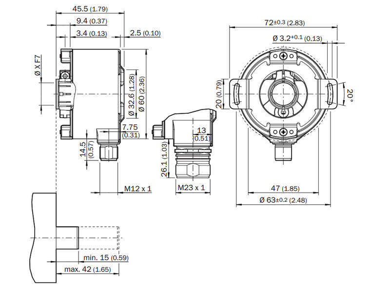 энкодер sick dfs60b-baha10000