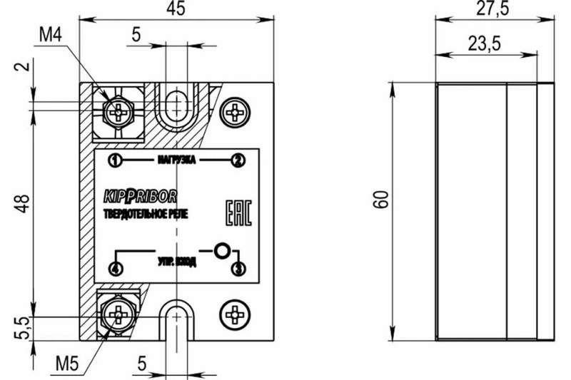 твердотельное реле kippribor hd2544zd3 00000101189 твердотельное реле kippribor hd2544zd3 00000101189