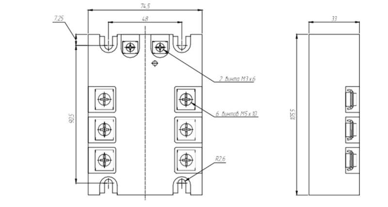 твердотельное реле maxwell ms-3da48100
