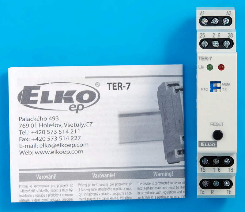 термостат для электродвигателя elko ter-7 термостат для электродвигателя elko ter-7