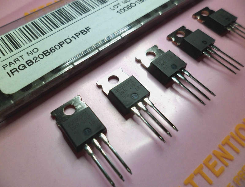 транзистор irgb20b60pd1pbf 600 в, 40 а транзистор irgb20b60pd1pbf 600 в, 40 а