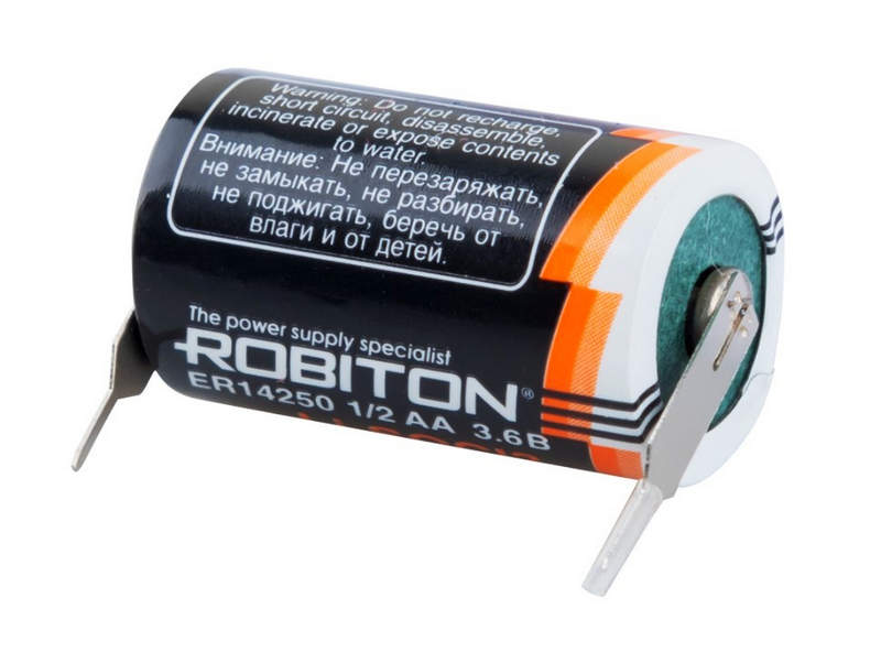 элемент питания robiton er14250 1-2aa элемент питания robiton er14250 1-2aa