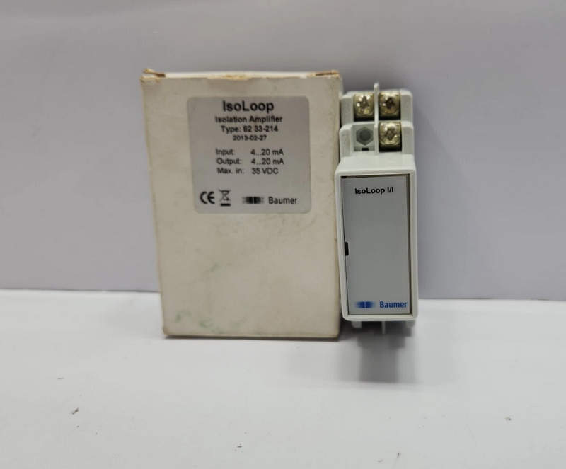 baumer 8233-214 изоляции усилитель isoloop baumer 8233-214 изоляции усилитель isoloop