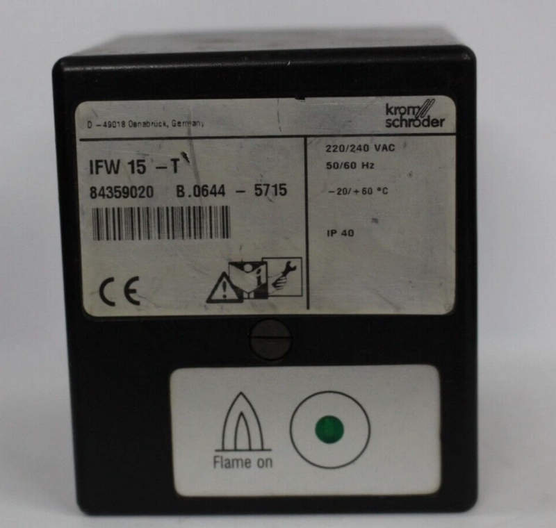 krom schroder 84359020 блок контроля пламени