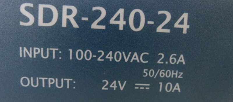 блок питания mean well sdr 240 24