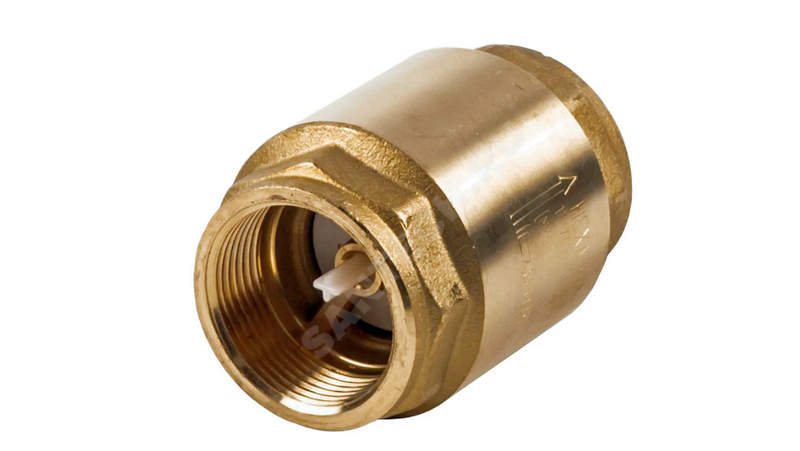 клапан обратный латунный пружинный муфтовый danfoss