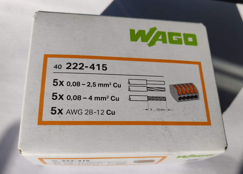 клемма wago 222 415 40 шт
