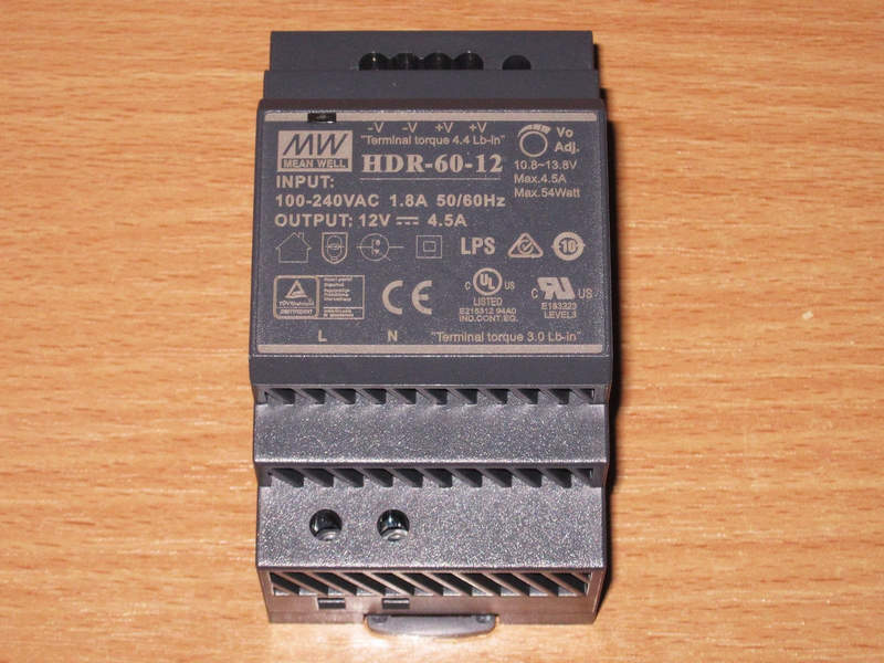 meanwell hdr 60 12