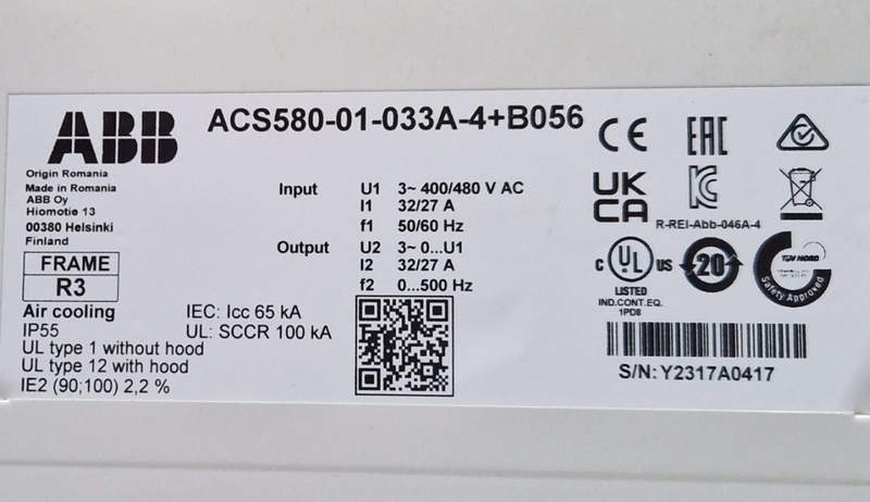 частотные преобразователи abb acs580