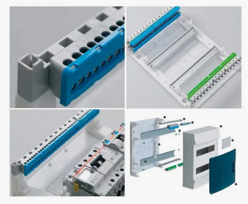 клеммник винтовой abb n3x16 3х6