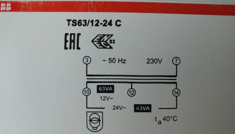 abb ts63 12 24c трансформатор