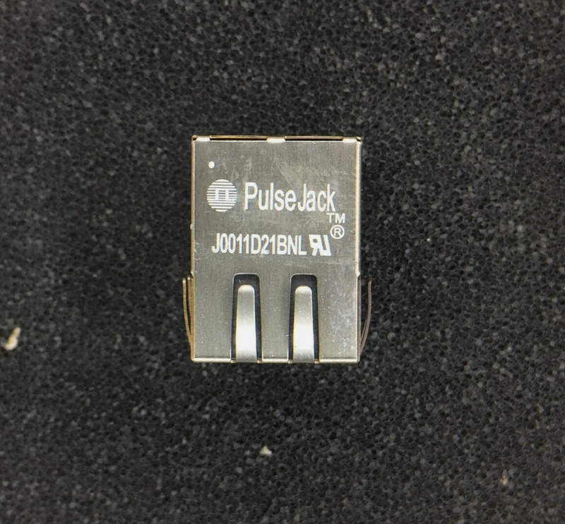 однопортовый модульный разъём pulse electronics j0011d21bnl