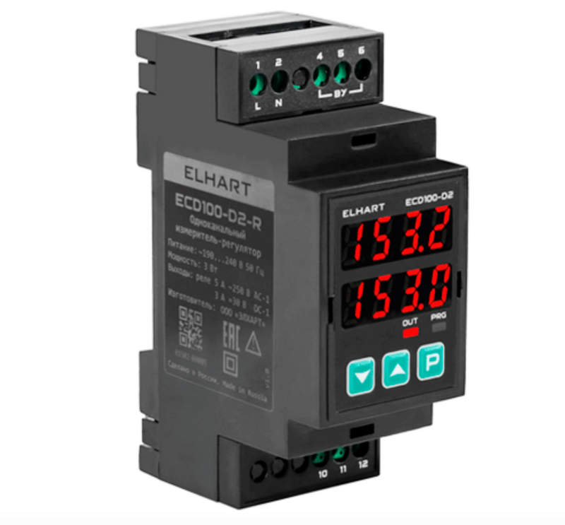 терморегулятор elhart ecd100-d2-r