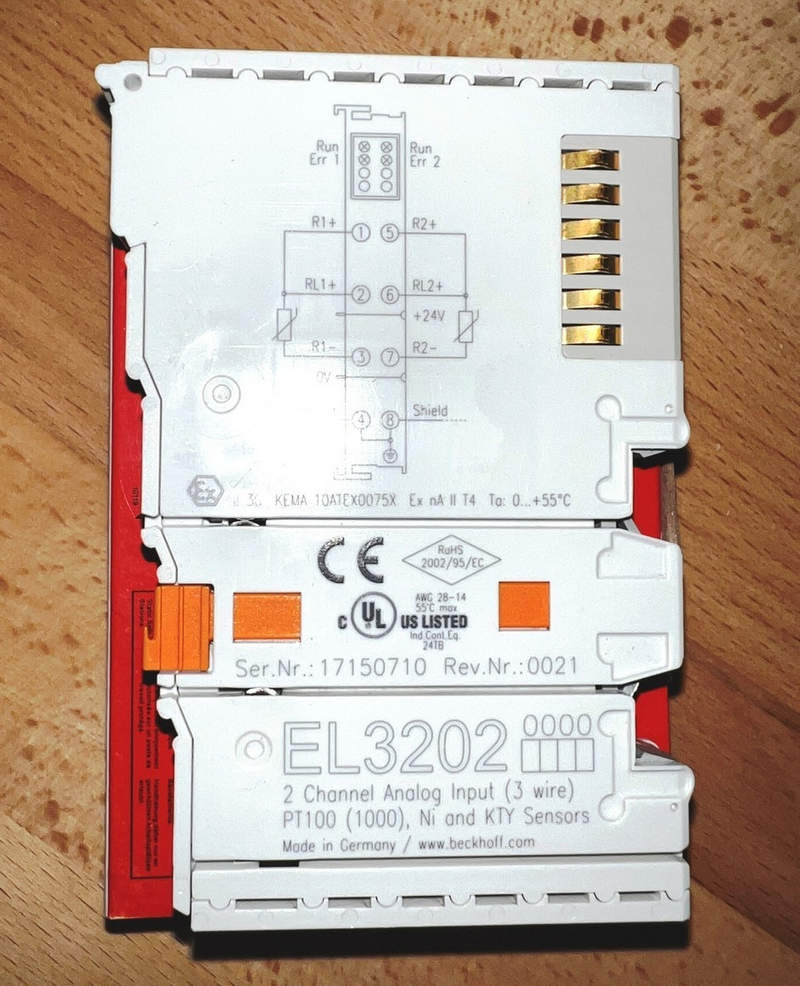 модуль ввода beckhoff el3202 модуль ввода beckhoff el3202