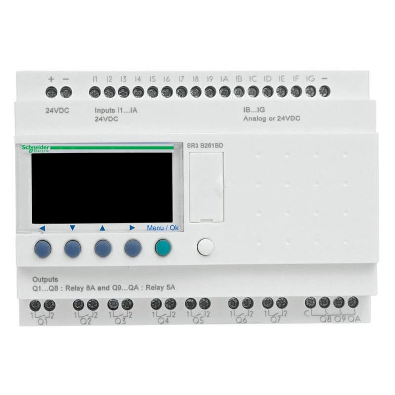 реле модульное schneider electric sr3b261fu