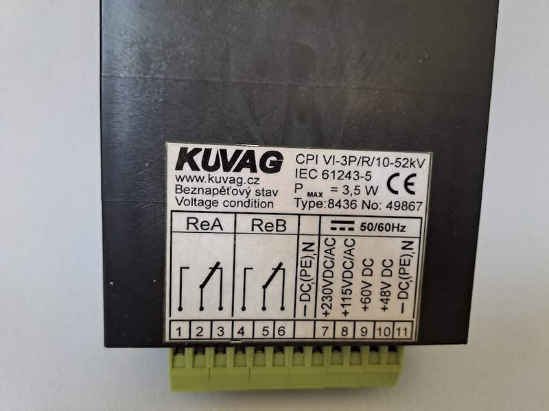 система индикации напряжения kuvag cpi vi-3p 3-52kv