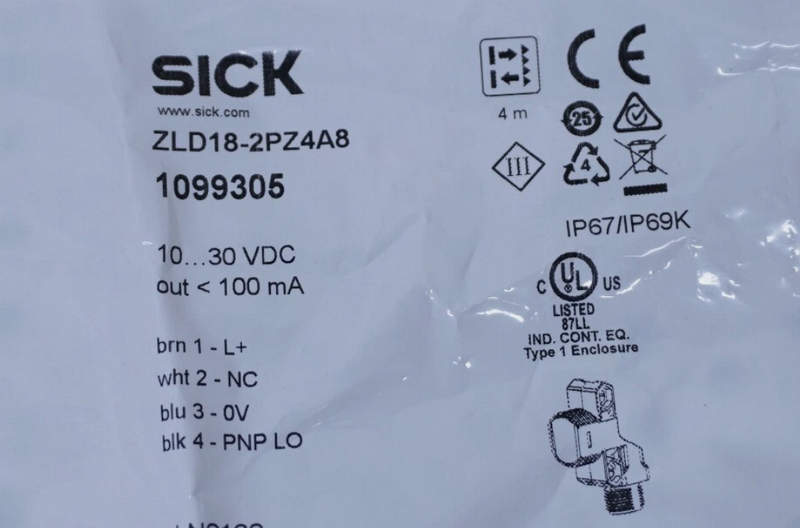 датчик оптический sick zld18-2pz4a8