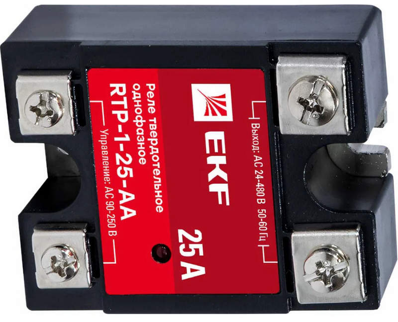реле твердотельное ekf rtp-25-aa proxima rtp-1-25-aa
