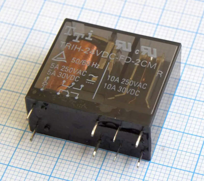 реле tai shing trih-24vdc-sd_trih-24vdc-sd sb -2a-m-r реле 24 v tai shing