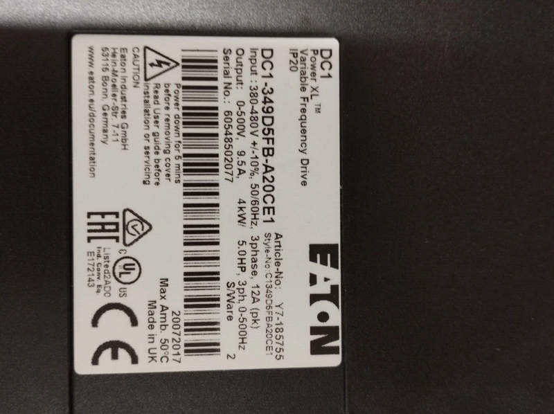 преобразователь частоты eaton dc1-349d5fb-a20ce1