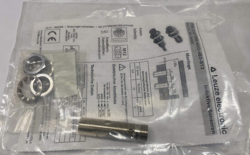 индуктивный датчик leuze is 212mm 4no-4e0-s12
