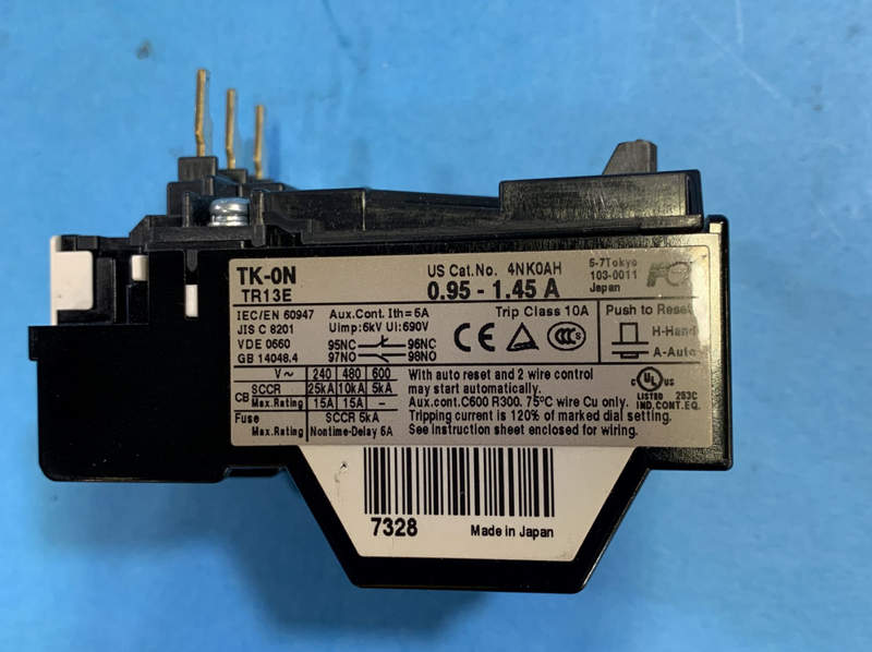реле защиты от перегрузки fuji electric tk-0n tr13e 4nk0ah 0 95-1 45a
