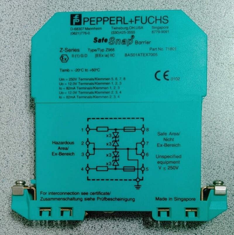 барьер искрозащиты pepperl fuchs z966