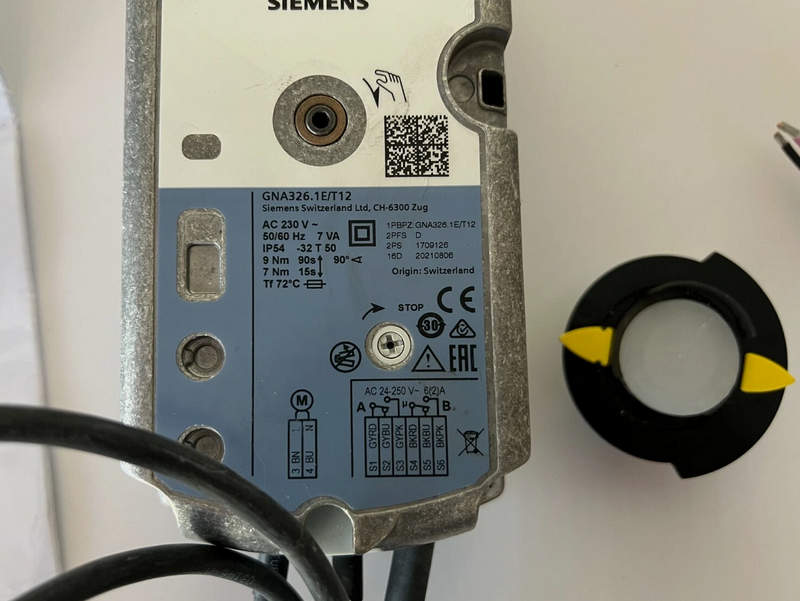 заслонка siemens gna326.1e 12