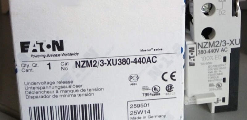 расцепитель минимального напряжения eaton nzm2 3-xu380-400ac