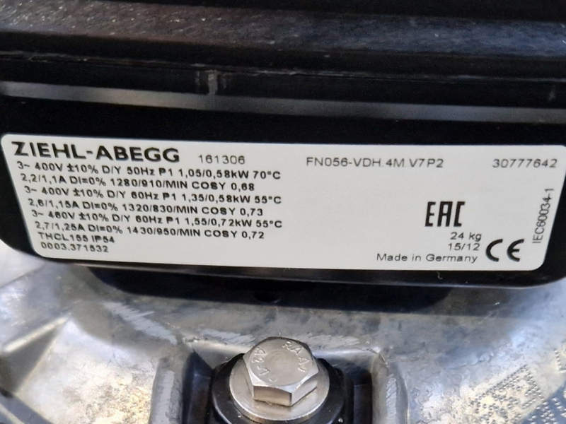 вентилятор ziehl abegg thcl цена вентилятор ziehl abegg thcl цена