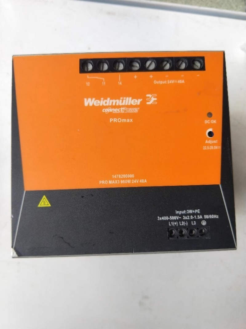 weidm ller 1478200000 pro max3 960w 24v 40a power supply