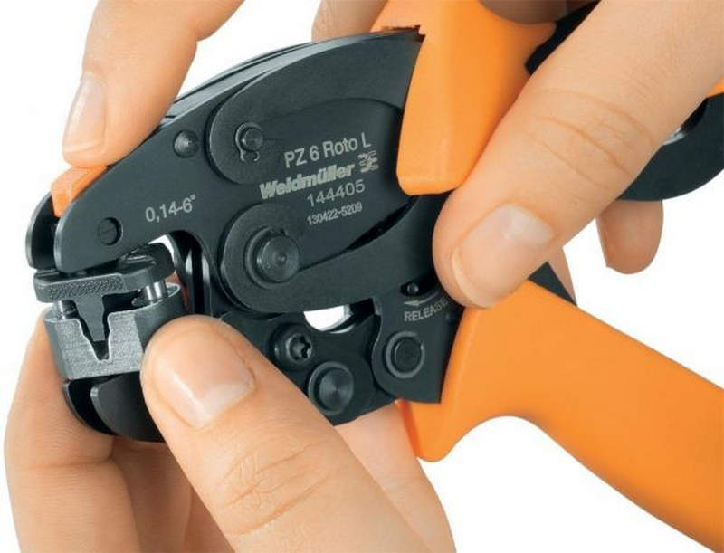 обжимные клещи weidmuller pz 6 roto