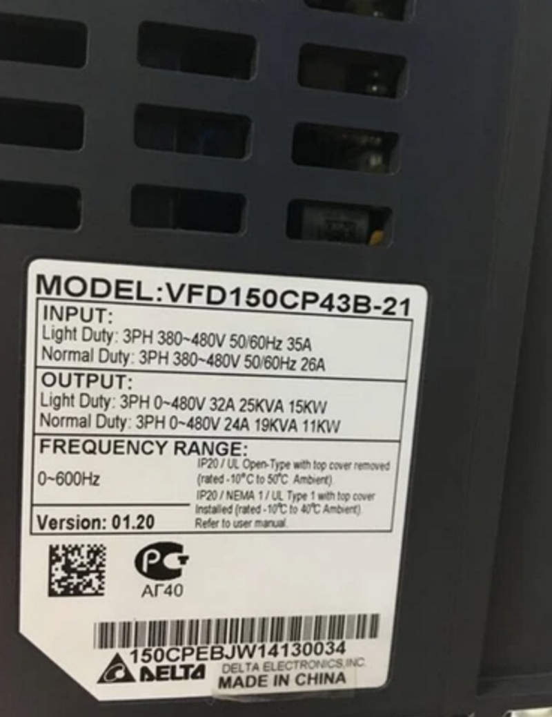 преобразователь частоты delta electronics vfd 150cp43b 21 преобразователь частоты delta electronics vfd 150cp43b 21