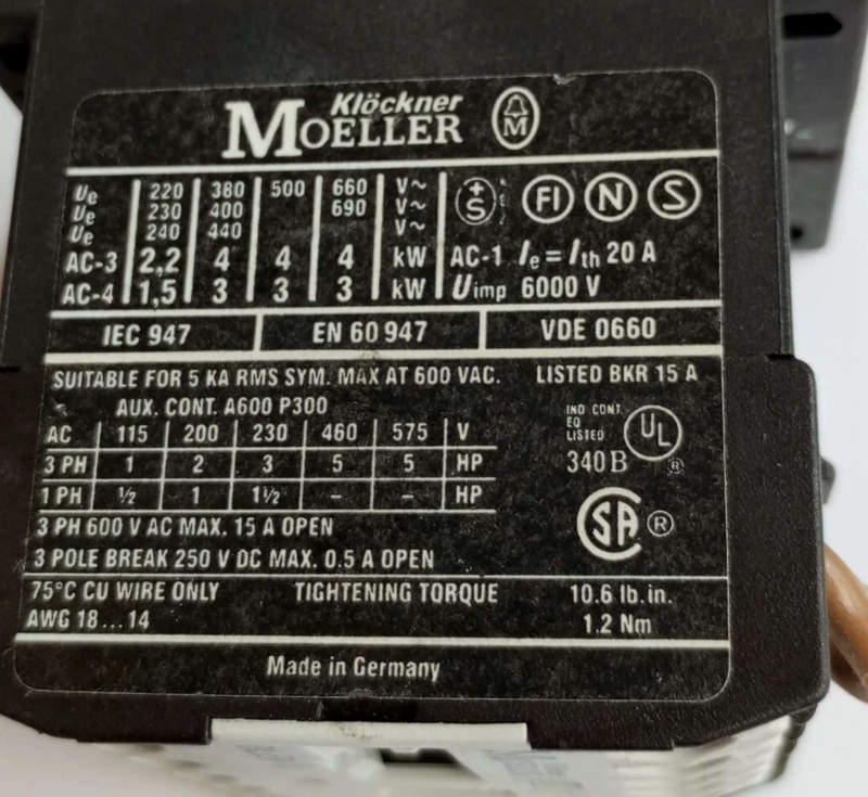 moeller dil m10