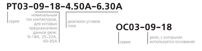 Тепловое реле РТ-03 Dekraft